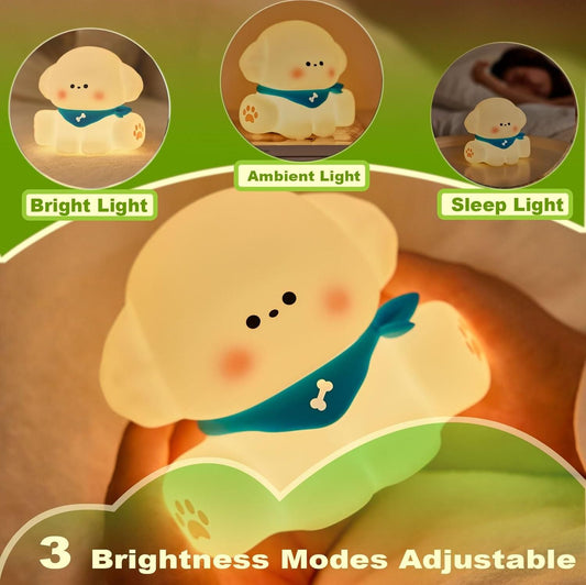 Cute Puppy Night Lamp – Soft Glow, Adorable Design
