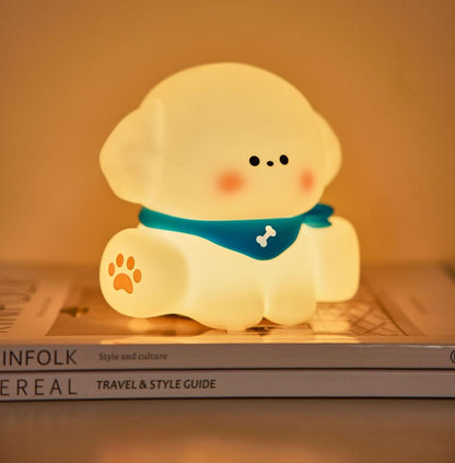 Cute Puppy Night Lamp – Soft Glow, Adorable Design