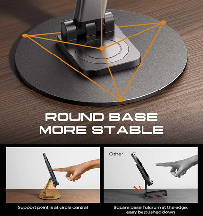 Mobile Phone Stand 360  Rotation Height and Angle